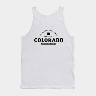 Colorado The Centennial State Tank Top